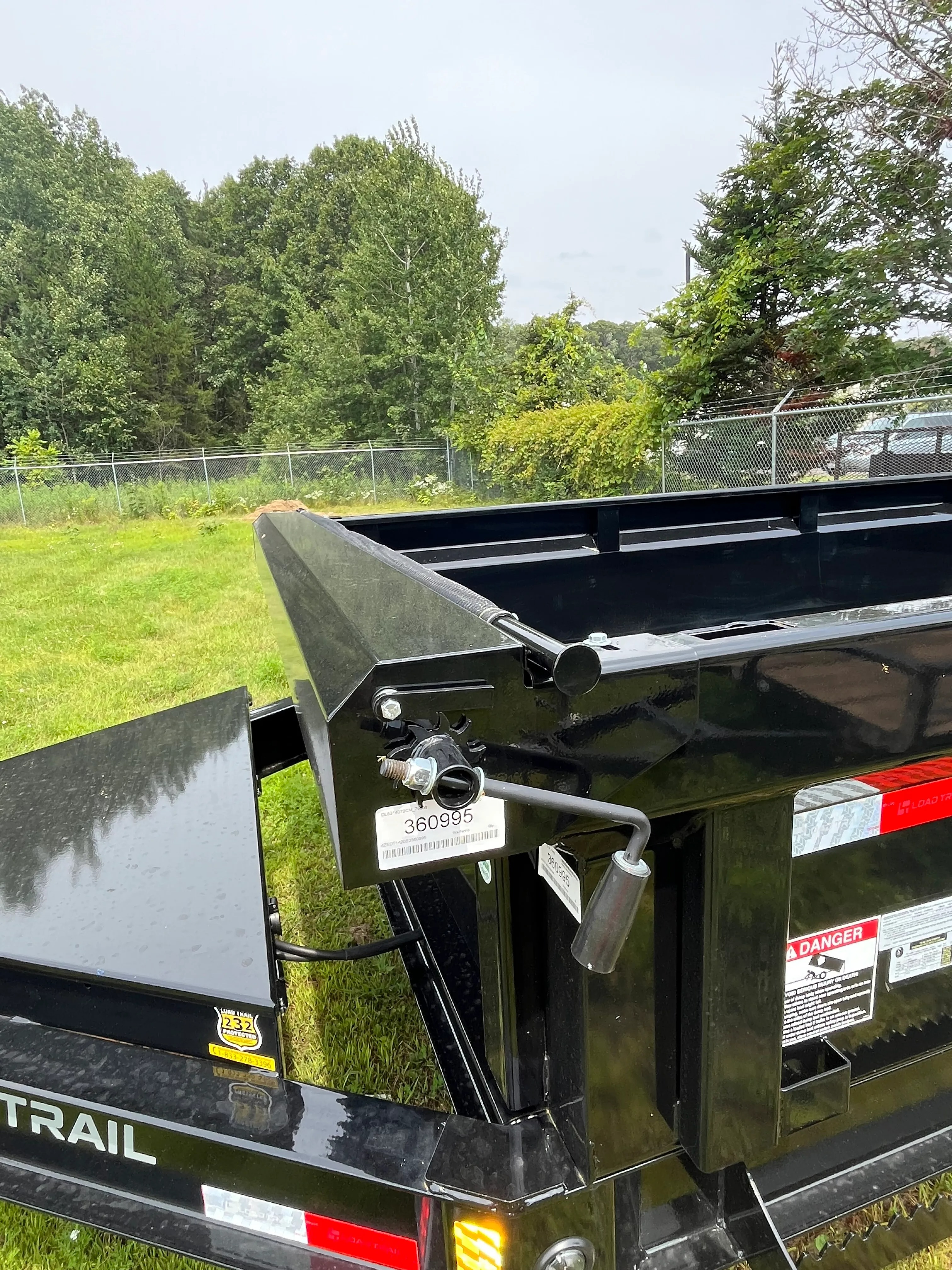 14' Dump Trailer 2' Sides rental photo 2 - Eau Claire WI trailer rental