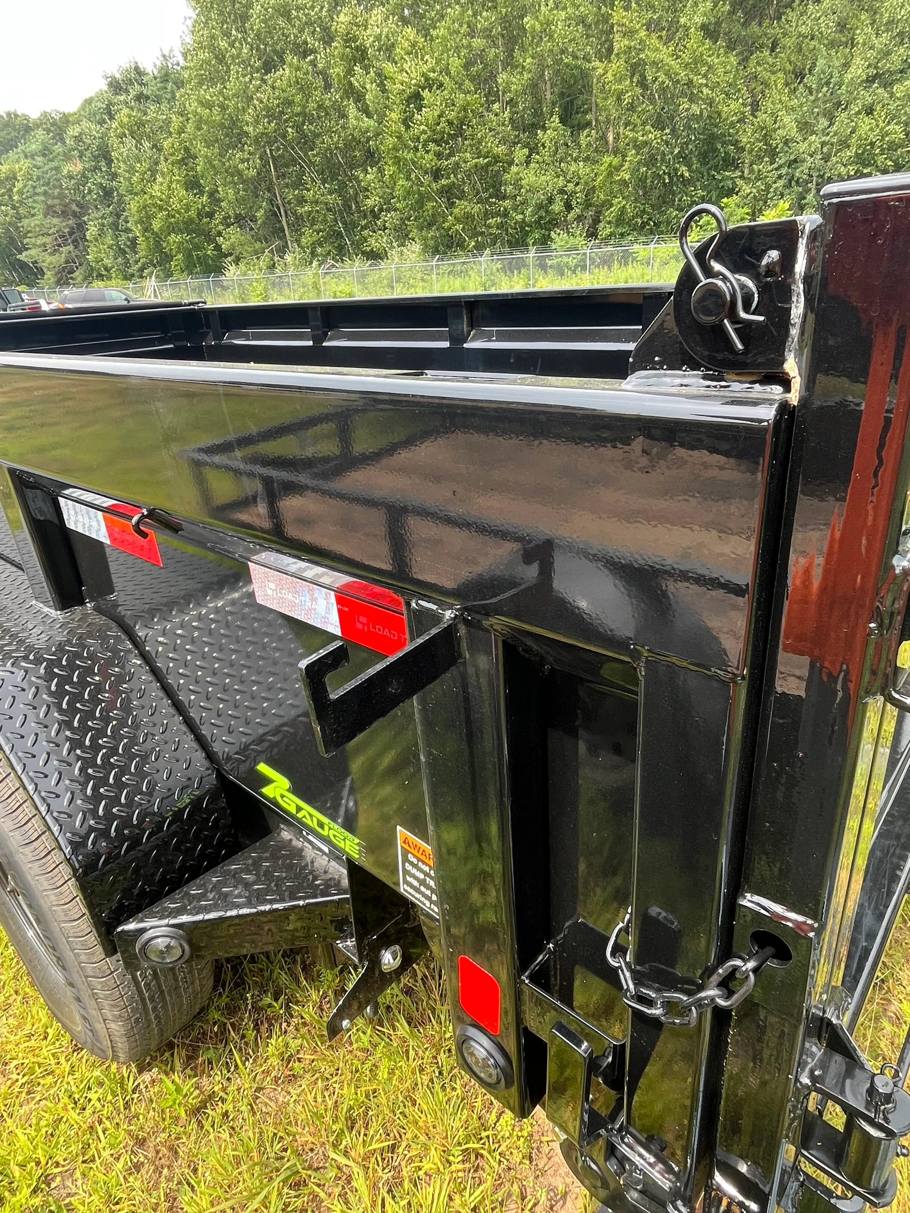 14' Dump Trailer 2' Sides rental photo 3 - Eau Claire WI trailer rental