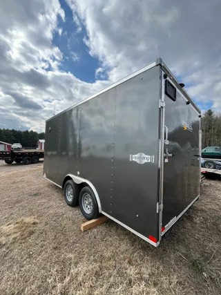 16'x8.5' Enclosed Trailer rental photo 2 - Eau Claire WI trailer rental