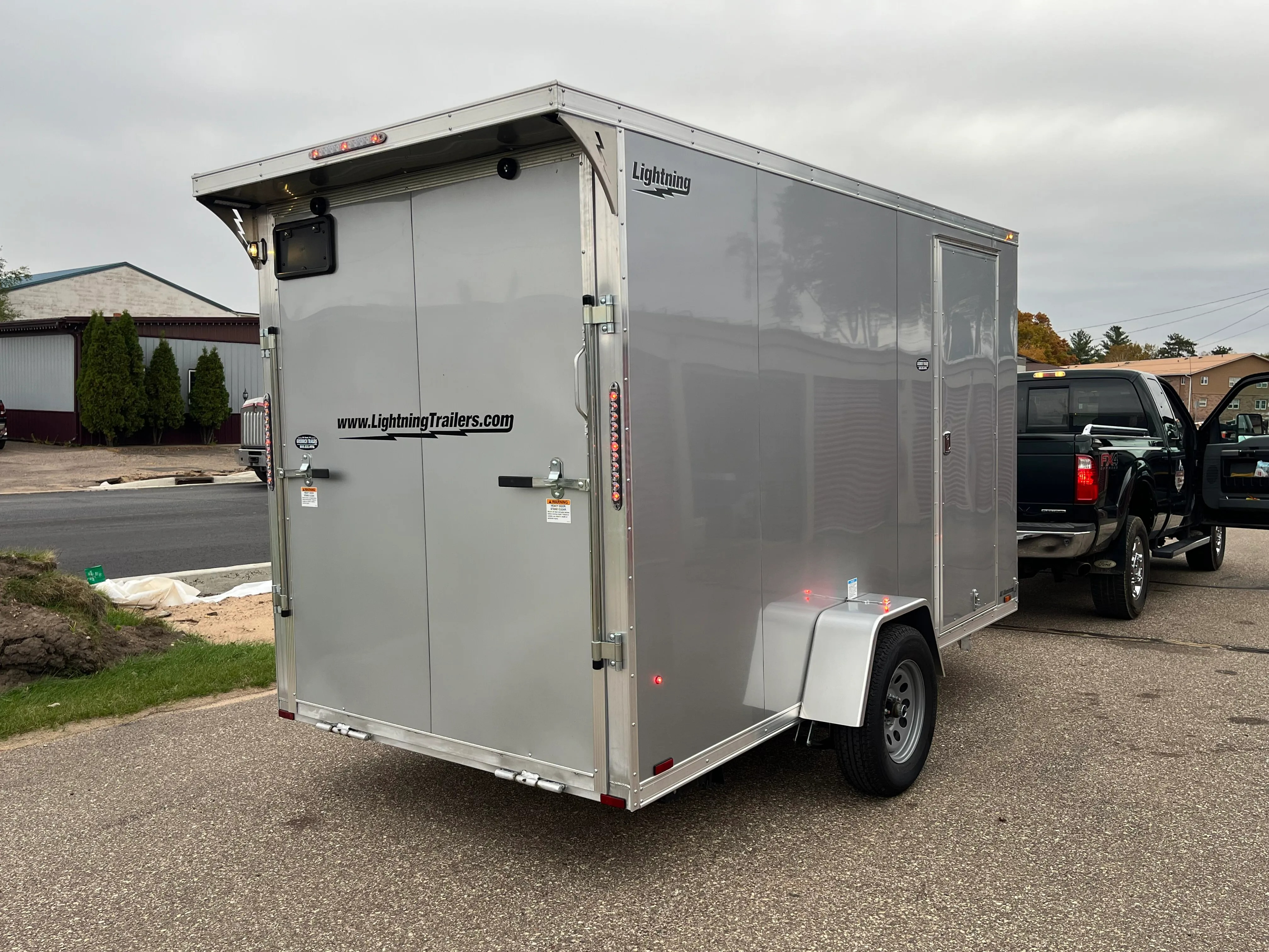 12'x6' Enclosed Trailer rental photo 3 - Eau Claire WI trailer rental