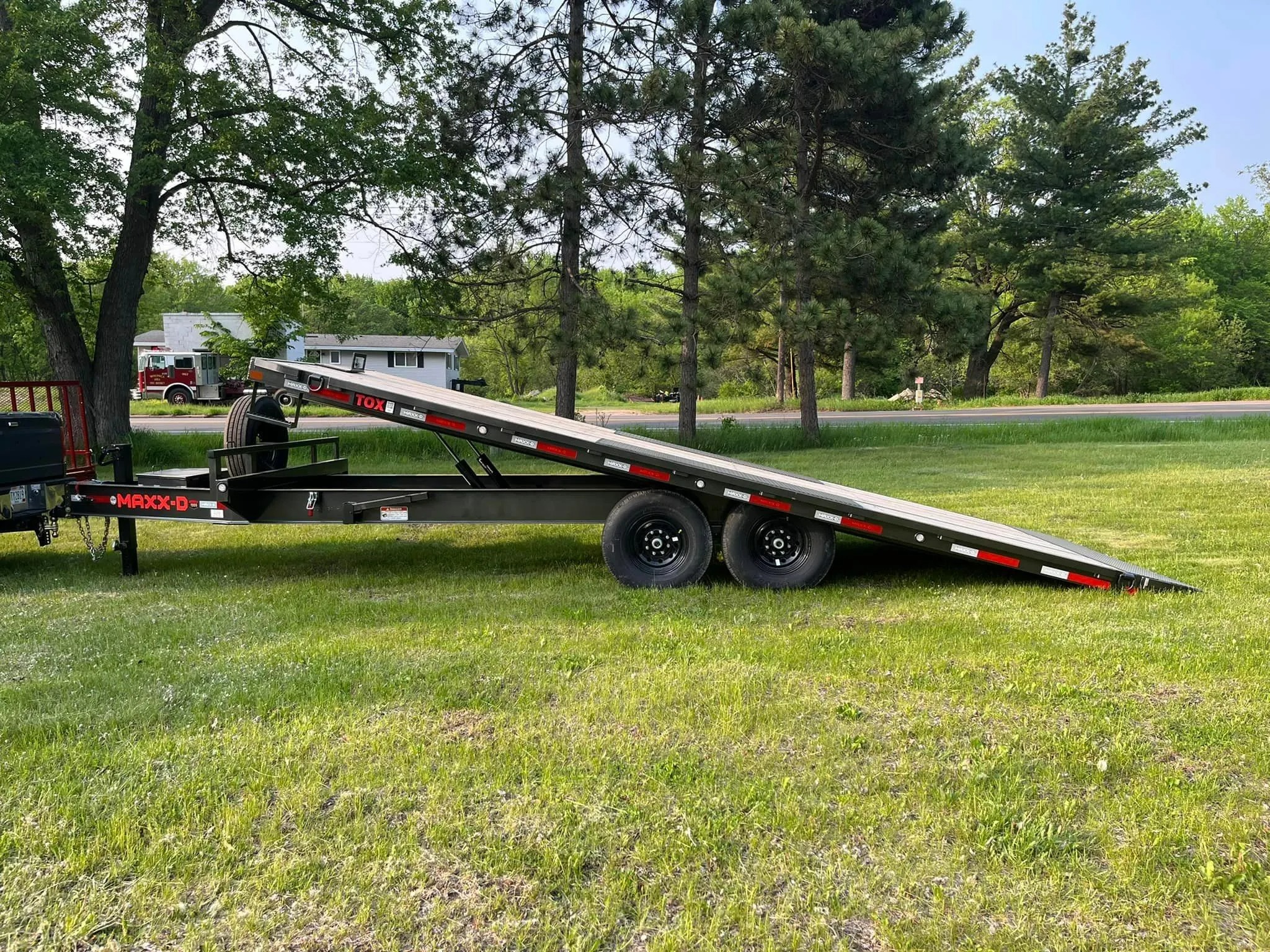 22' Deck Over Tilt Trailer w/ Winch rental photo 7 - Eau Claire WI trailer rental
