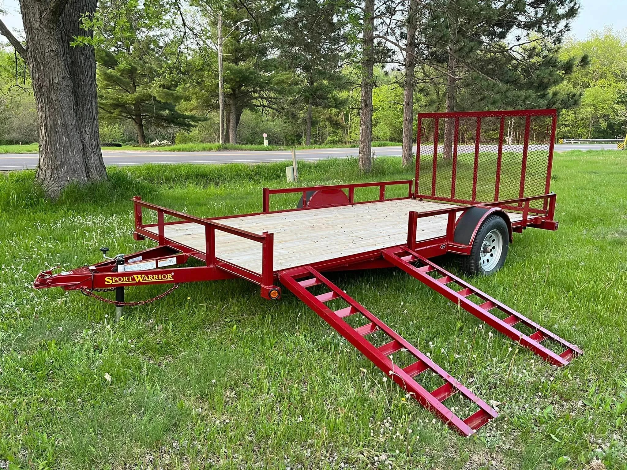 14' ATV Utility Trailer rental photo 2 - Eau Claire WI trailer rental