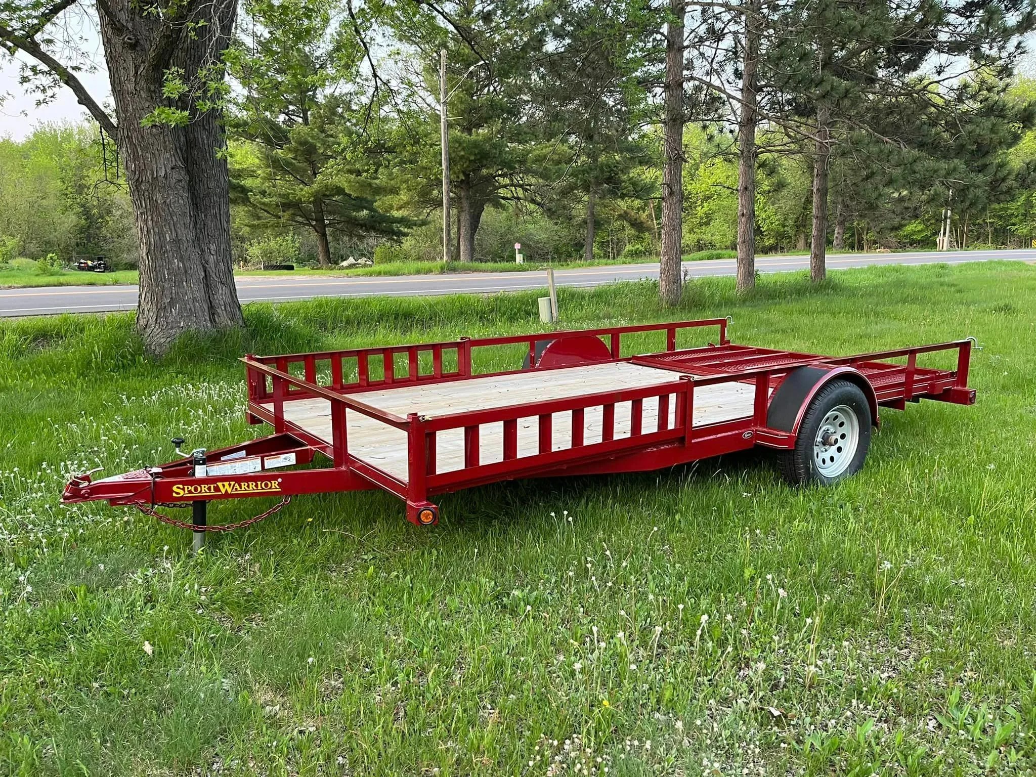14' ATV Utility Trailer rental photo 3 - Eau Claire WI trailer rental