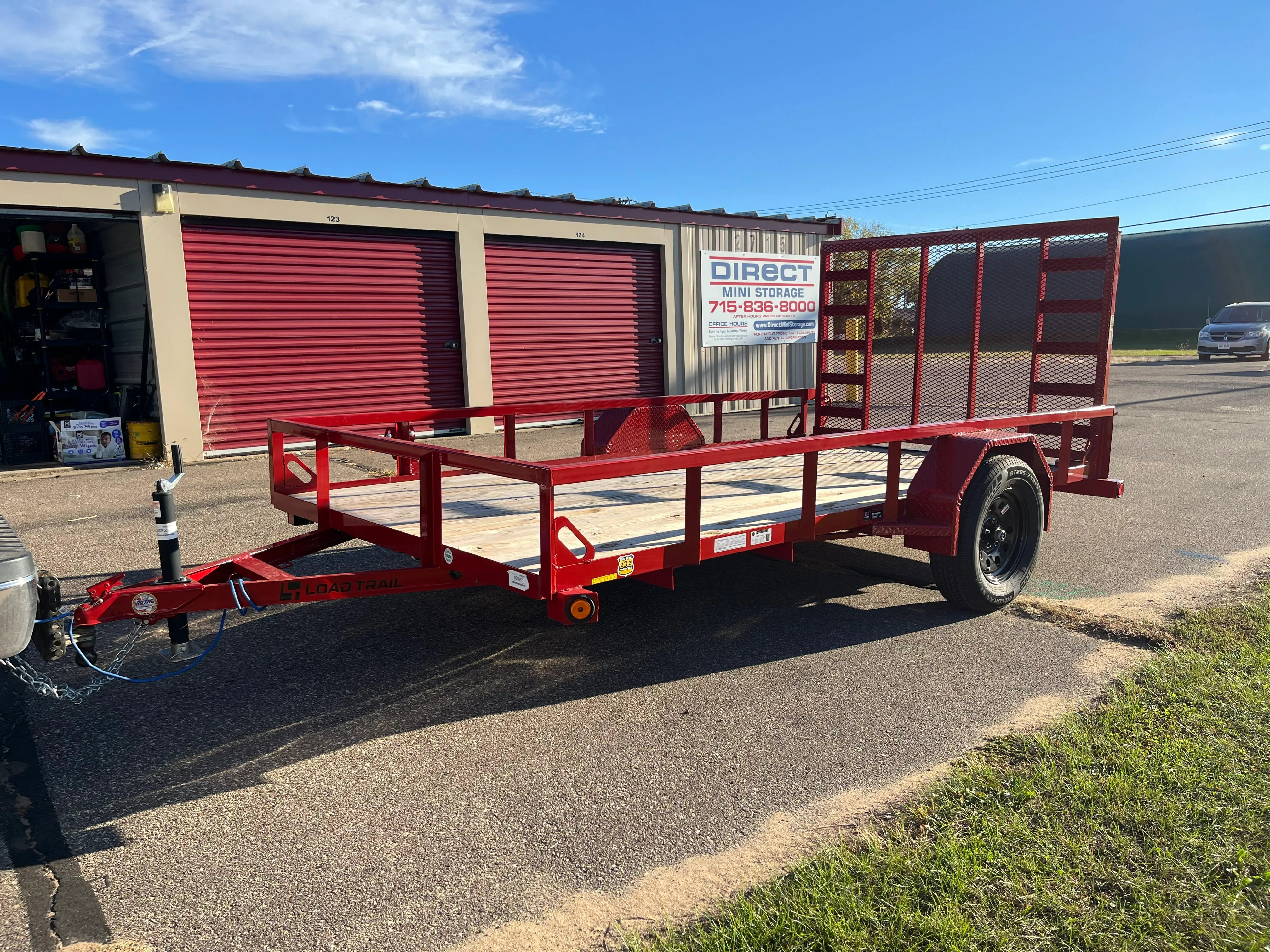 12' Utility Trailer rental photo 2 - Eau Claire WI trailer rental